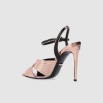 GUCCI GOLD STILETTO SANDALS1