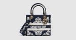 Lady D-Lite Medium Canvas BlueWhite1