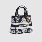 Lady D-Lite Medium Canvas BlueWhite1