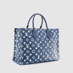 Monogram Jacquard Denim Onthego MM Bleu1